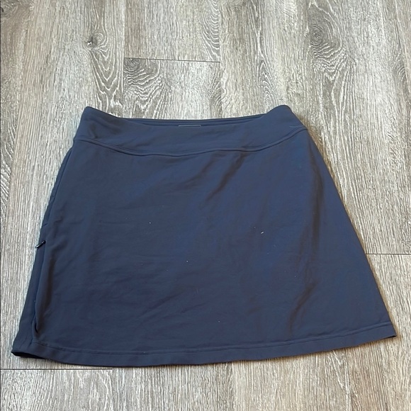 Athleta Dark Blue gray size medium active ware A-Line Skirt - Picture 1 of 8